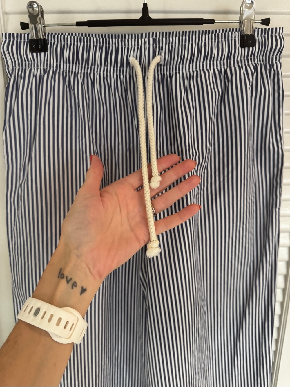 DONNI Pop Pants in Navy Stripe - Small - Picture 4 of 10